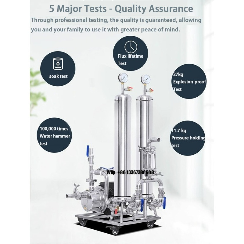 Wine Beer Usa - Système de filtration multi-cercles en acier
