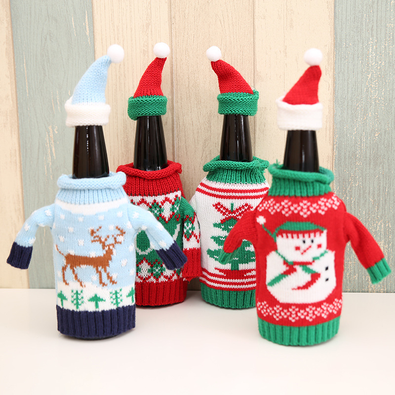 Wine Beer Red - Ensembles de chandails de bouteille de