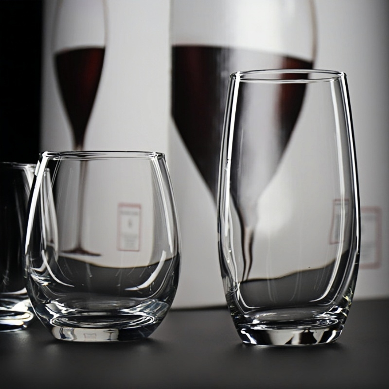Wine To Beer To Liquor - Verre à whisky transparent, 2 pièces,
