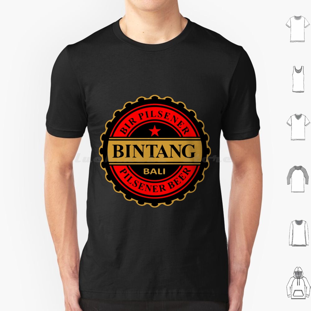 Wine To Beer To Liquor - T-shirt en coton Bintang Pilsener pour