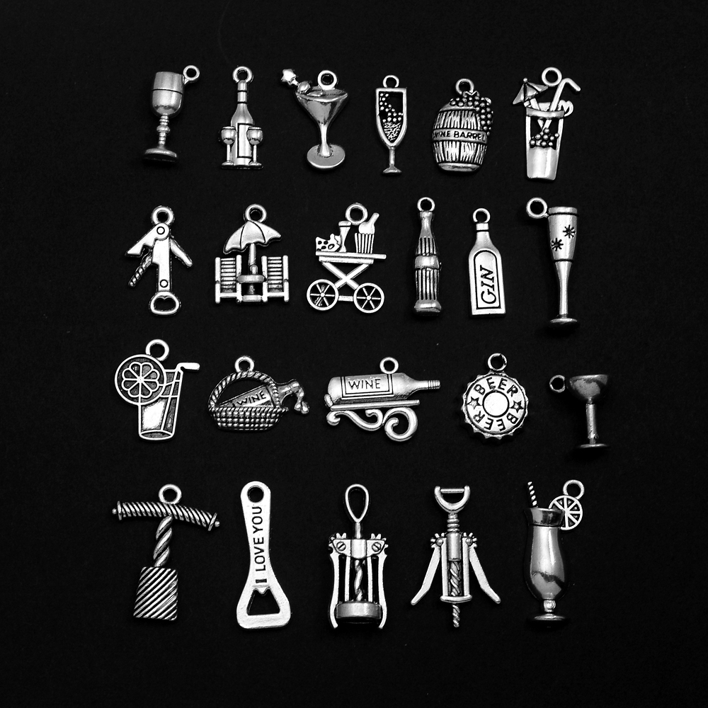 Wine Beer Making Supplies - Breloques d'ouverture de bière vintage, ouvre-jus
