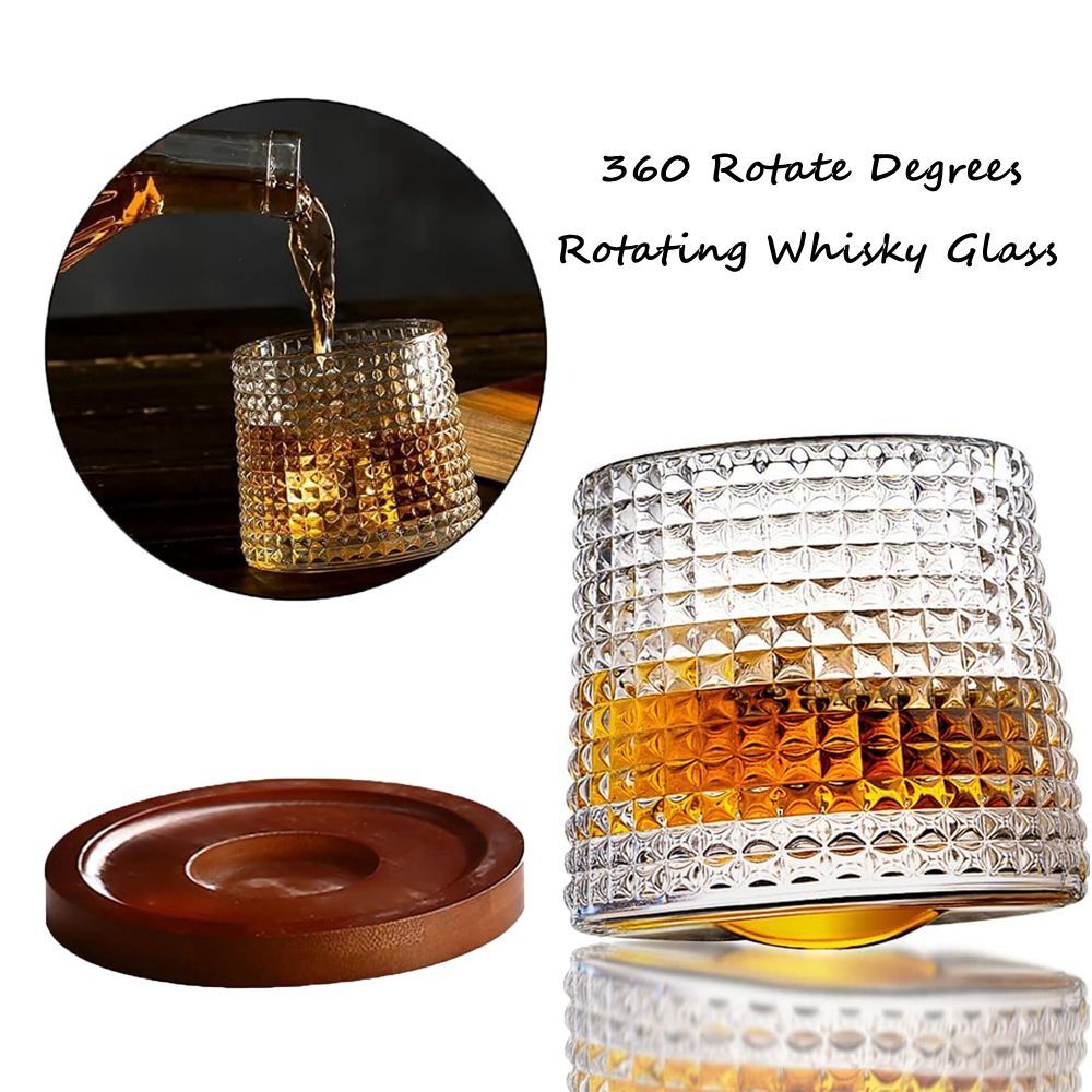 Verres à whisky rotatifs avec  - Wine Beer And Liquor avis et prix