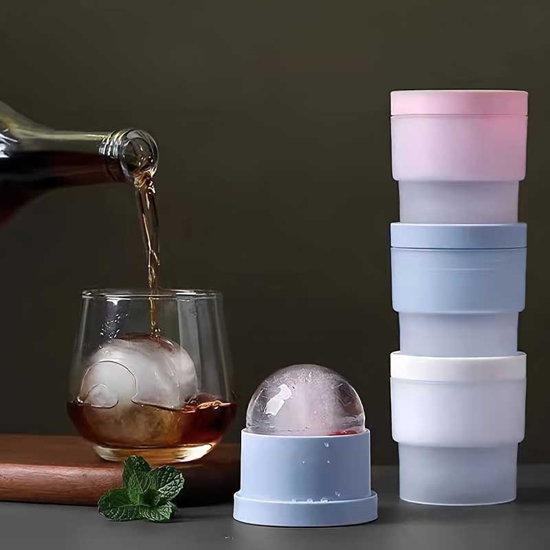 Lot de 3 moules à glaçons rond - Wine Beer And Liquor avis et prix