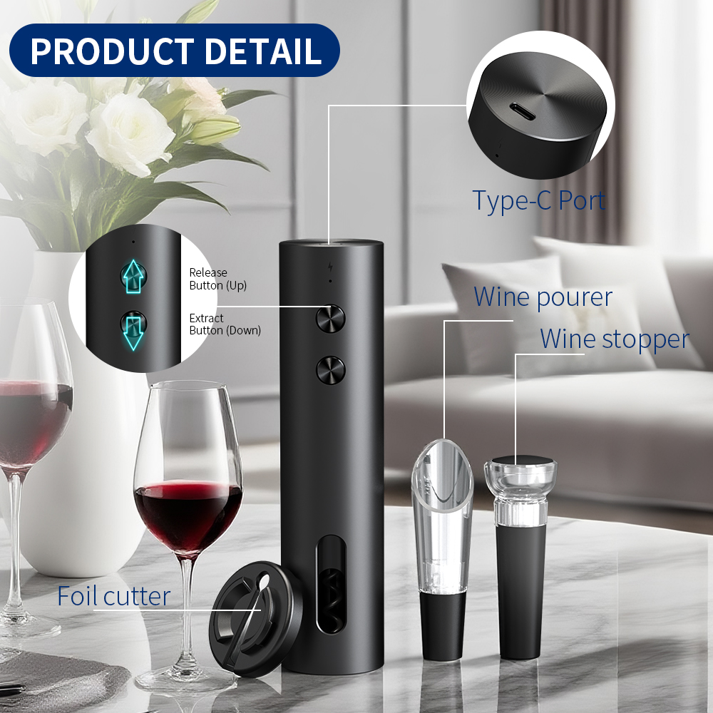 Ensemble ouvre-bouteille élect - Wine Beer And Liquor avis et prix
