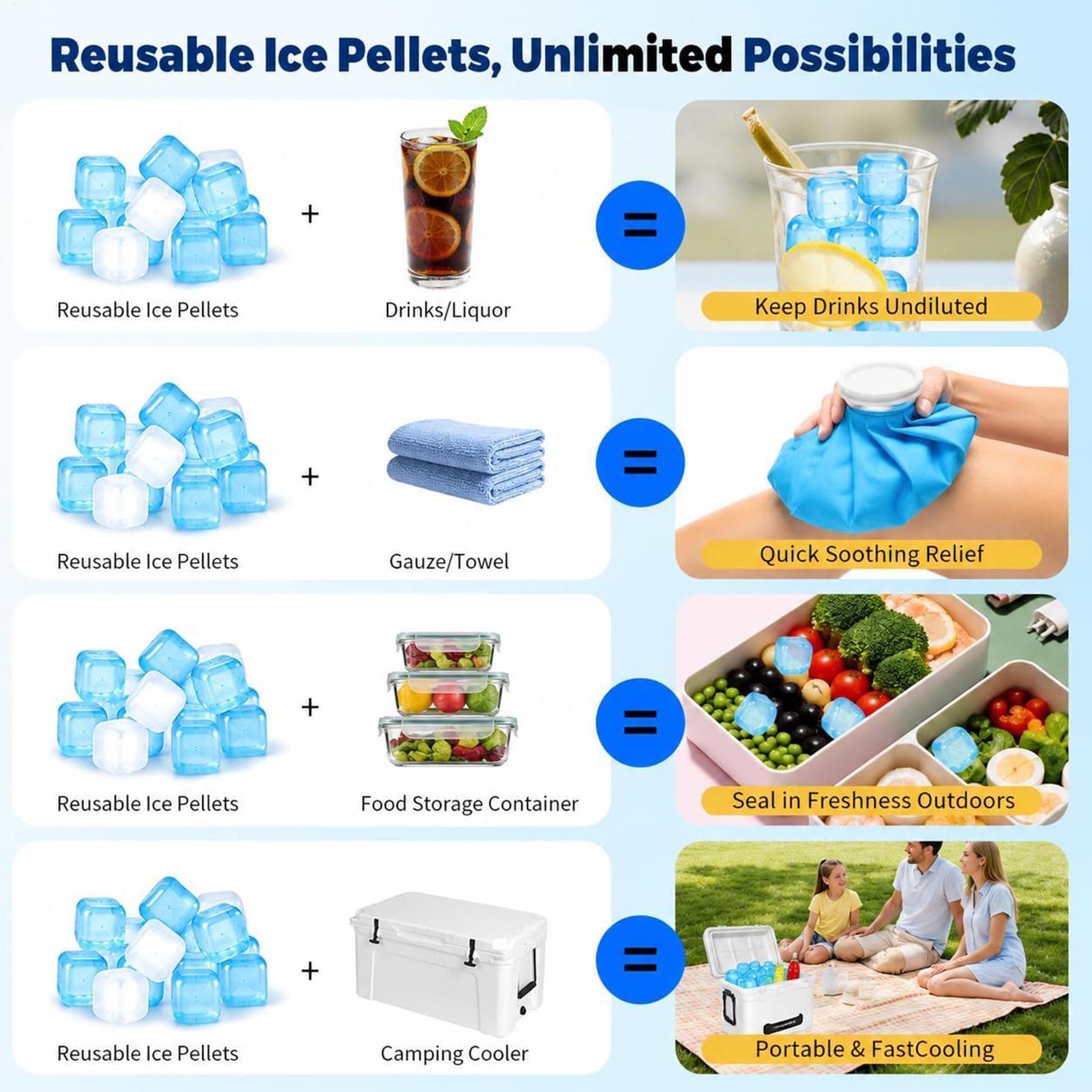 100 cubes de glace réutilisabl - Wine Beer And Liquor avis et prix