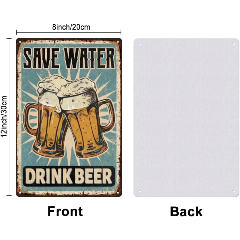 Panneau métallique de bière, 1 - Wine Beer And Liquor avis et prix