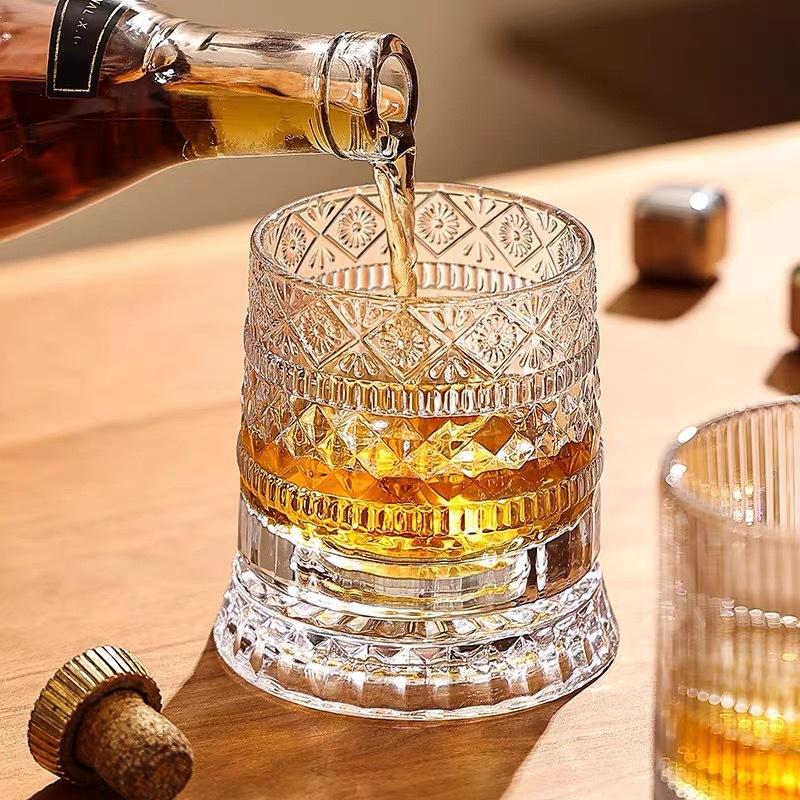 Verres à whisky rotatifs avec  - Wine Beer And Liquor avis et prix