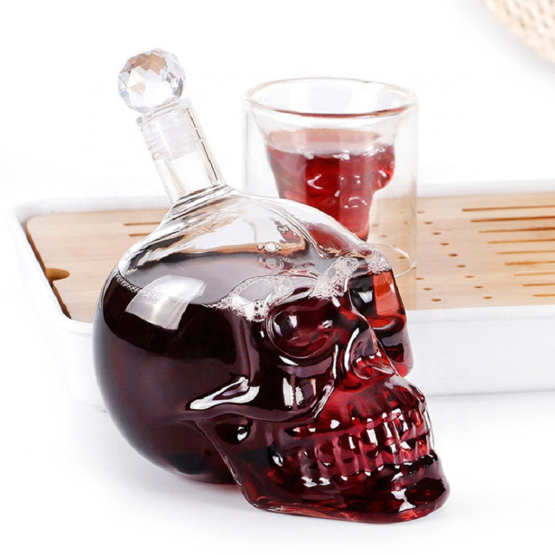 Décanteur tête de mort créatif - Whisky Beer And Wine avis et prix