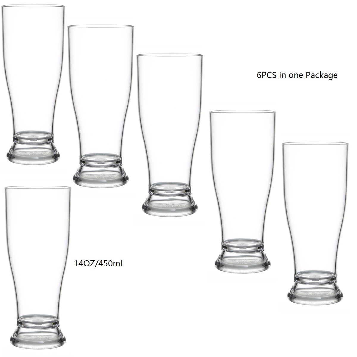 Verres à bière Pilson en plast - Wine Beer And Liquor avis et prix