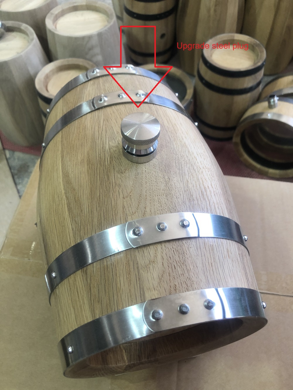Tonneau en bois de chêne doubl - Wine Beer Red avis et prix